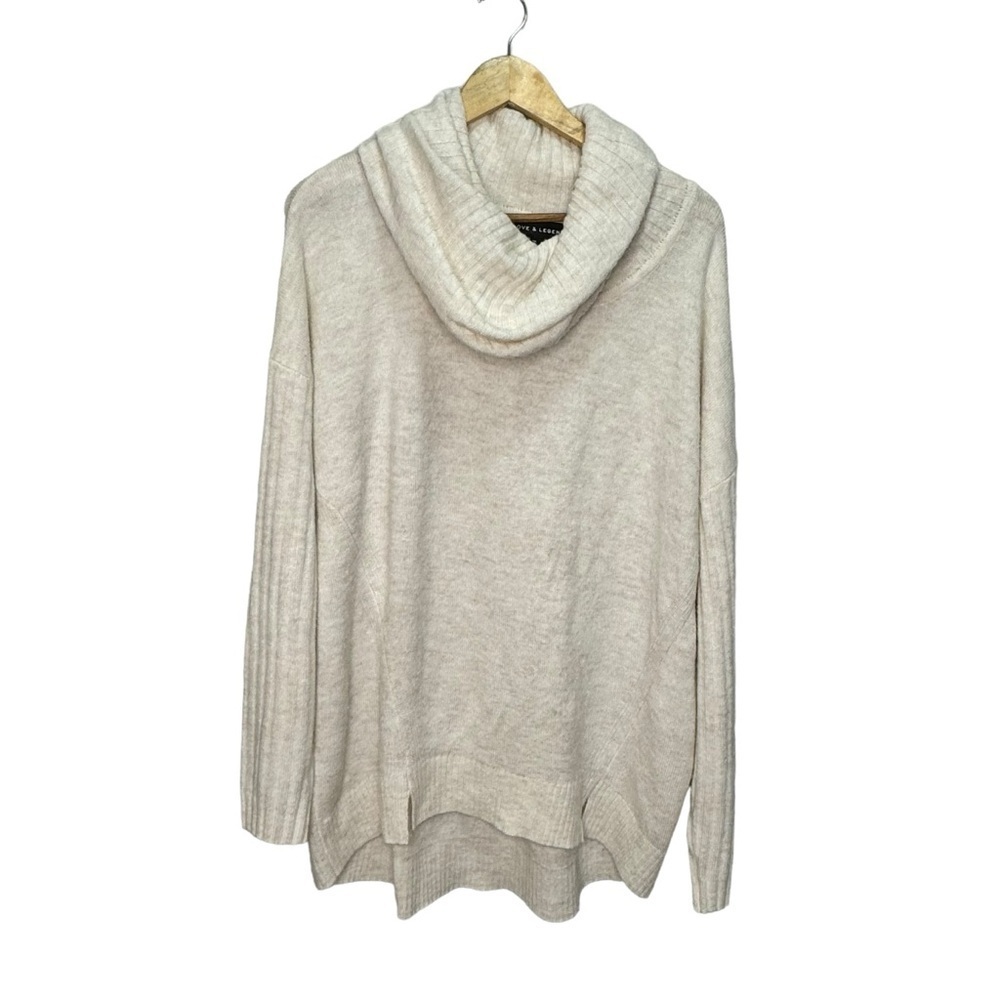 Addition Elle Love & Legend White Turtleneck Sweater Size 1x